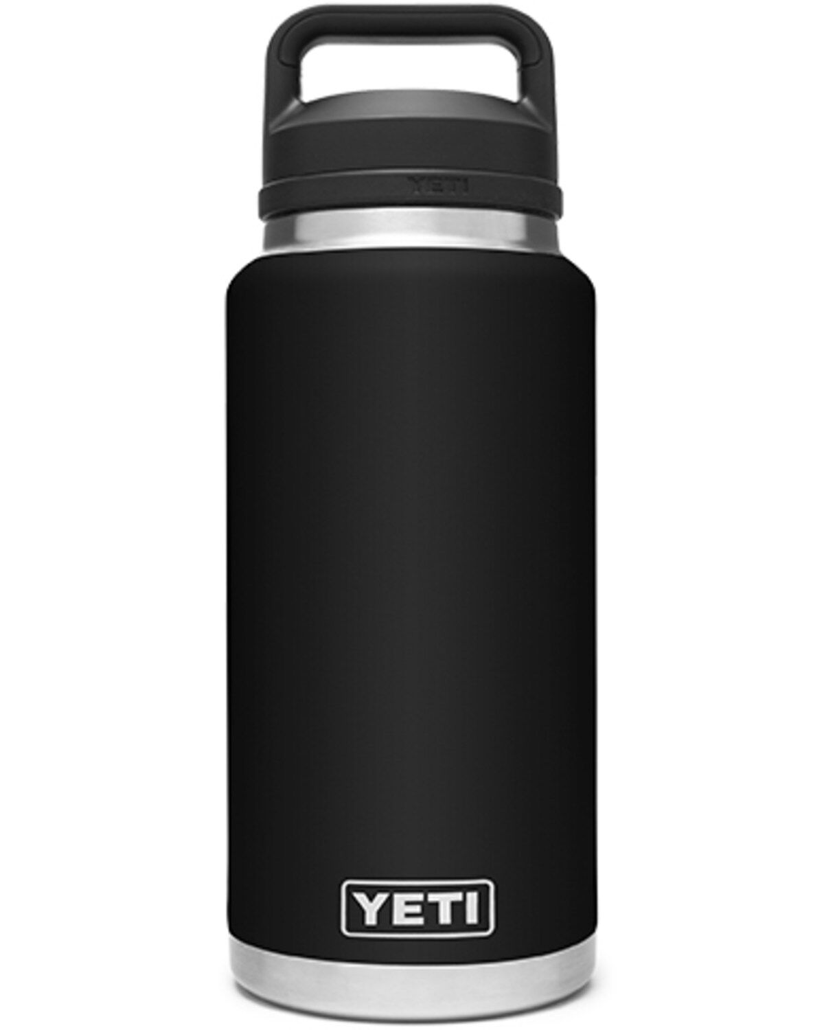 Image #1 - Yeti Rambler 36oz Chug Bottle, Black, hi-res