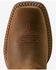 Image #4 - Ariat Girls' Rodeo Love Metallic Performance Western Boots - Broad Square Toe, Brown, hi-res