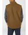 Image #2 - Dickies Men's Rinsed Brown Brushed Sherpa Duck Work Vest, Brown, hi-res