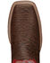 Justin Men's Mingus Walnut Western Boots - Broad Square Toe, Tan, hi-res
