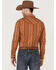 Image #4 - Cody James Men's Smokehouse Southwestern Stripe Long Sleeve Snap Western Shirt, Medium Brown, hi-res