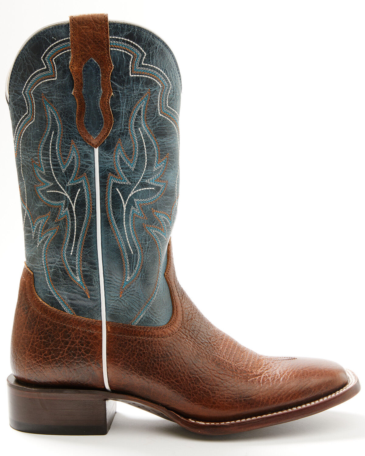 Image #2 - Cody James Men's Harper Western Boots - Broad Square Toe, Blue, hi-res