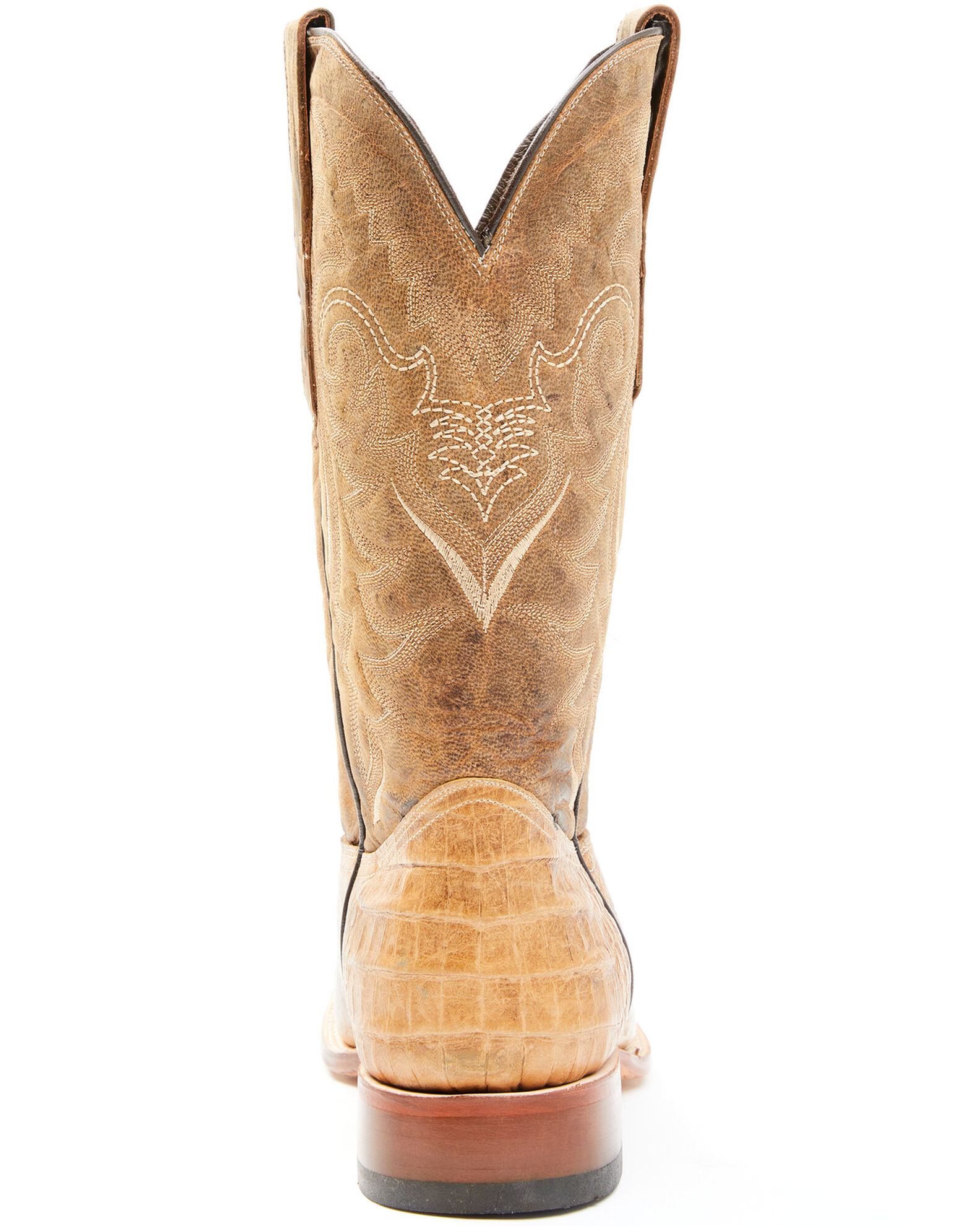 Tanner Mark Men's Caiman Belly Print Western Boots Square Toe Boot Barn