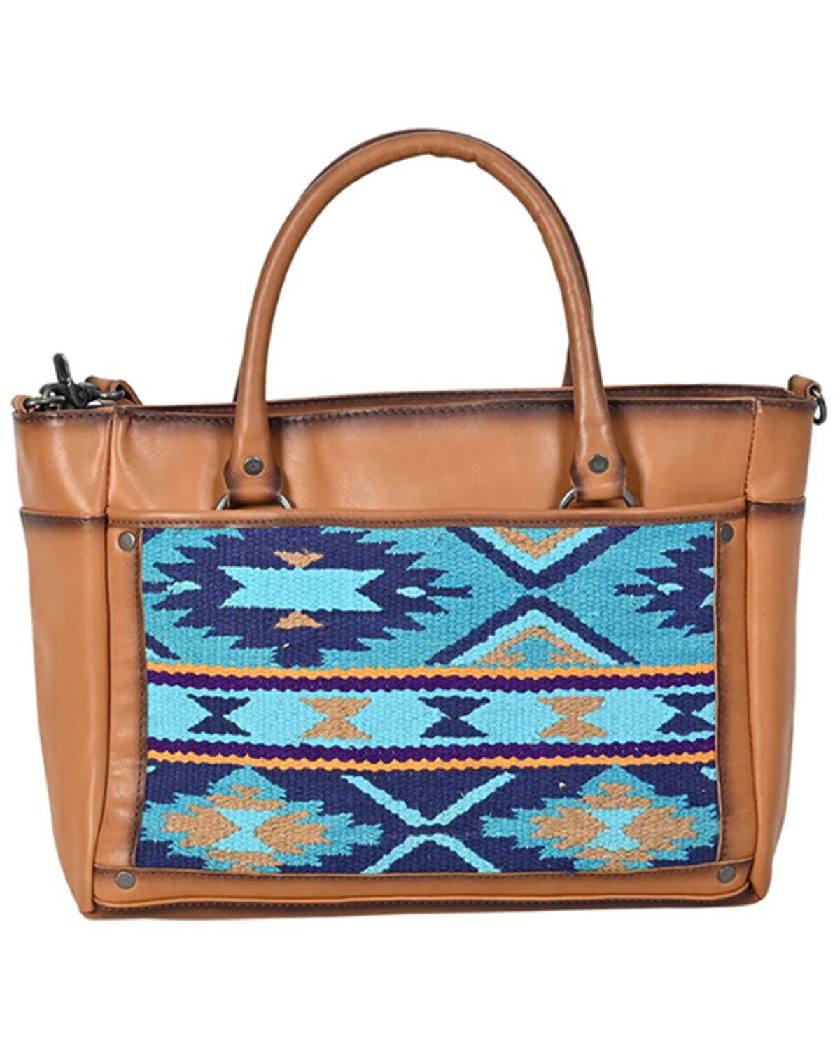 Image #2 - STS Ranchwear by Carroll Women's Mojave Sky Satchel, Blue, hi-res