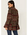 Outback Trading Co. Women's Southwestern Stripe Print Blaire Jacket, Red, hi-res