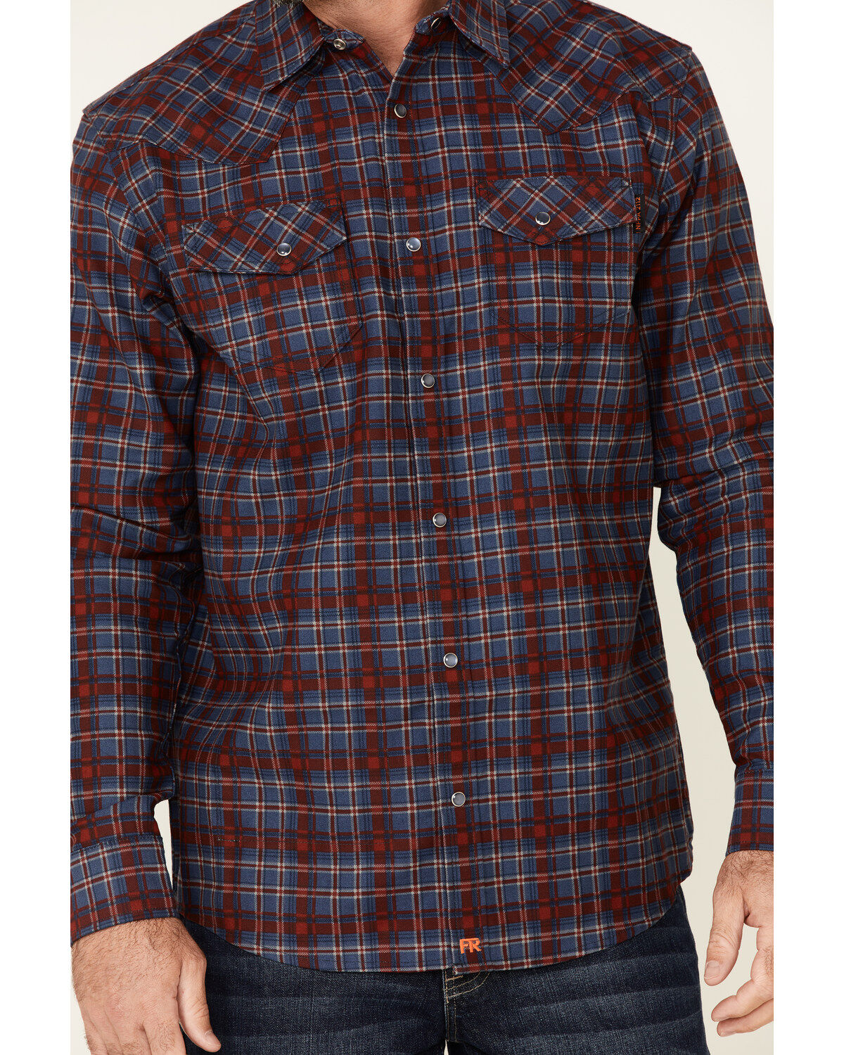 Image #3 - Cody James Men's FR Plaid Print Long Sleeve Work Shirt , , hi-res