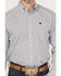 Image #3 - Cinch Men's Floral Geo Print Long Sleeve Button-Down Western Shirt, Light Blue, hi-res