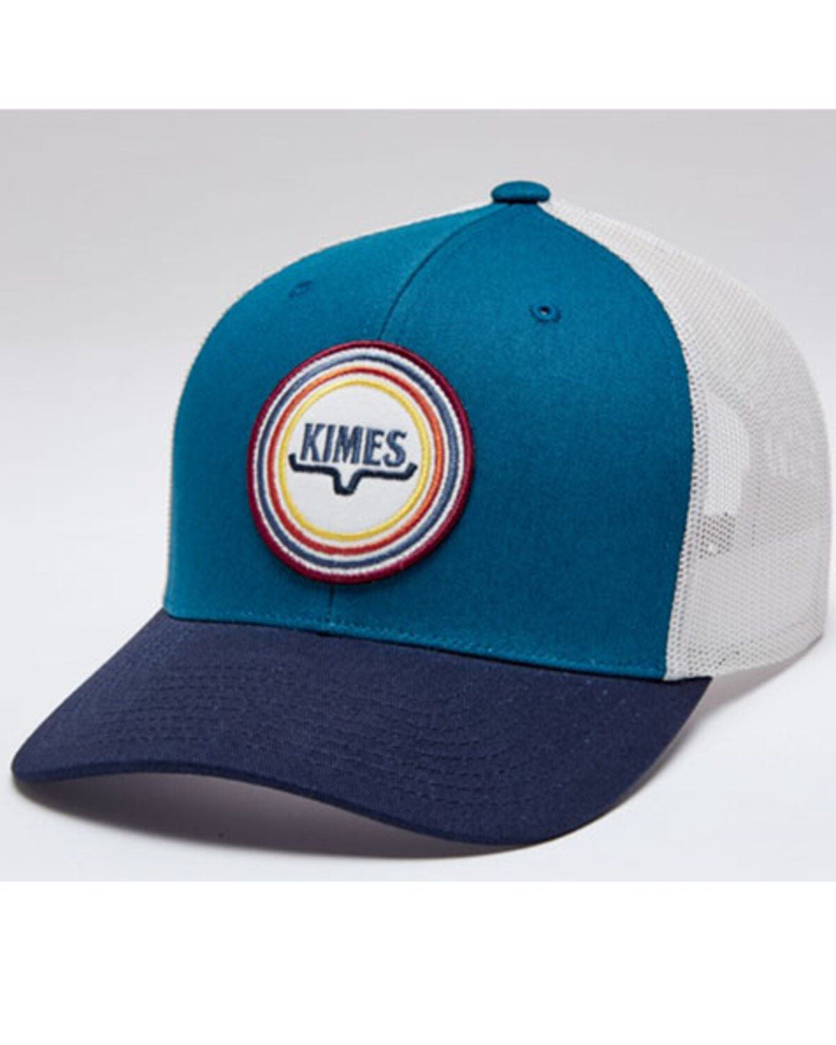 Kimes Ranch Men's Teal Super Sonic Logo Patch Mesh-Back Ball Cap, Teal, hi-res