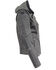 Milwaukee Leather Women's Rub-Off Hoodie Motorcycle Jacket - 3X, Black, hi-res