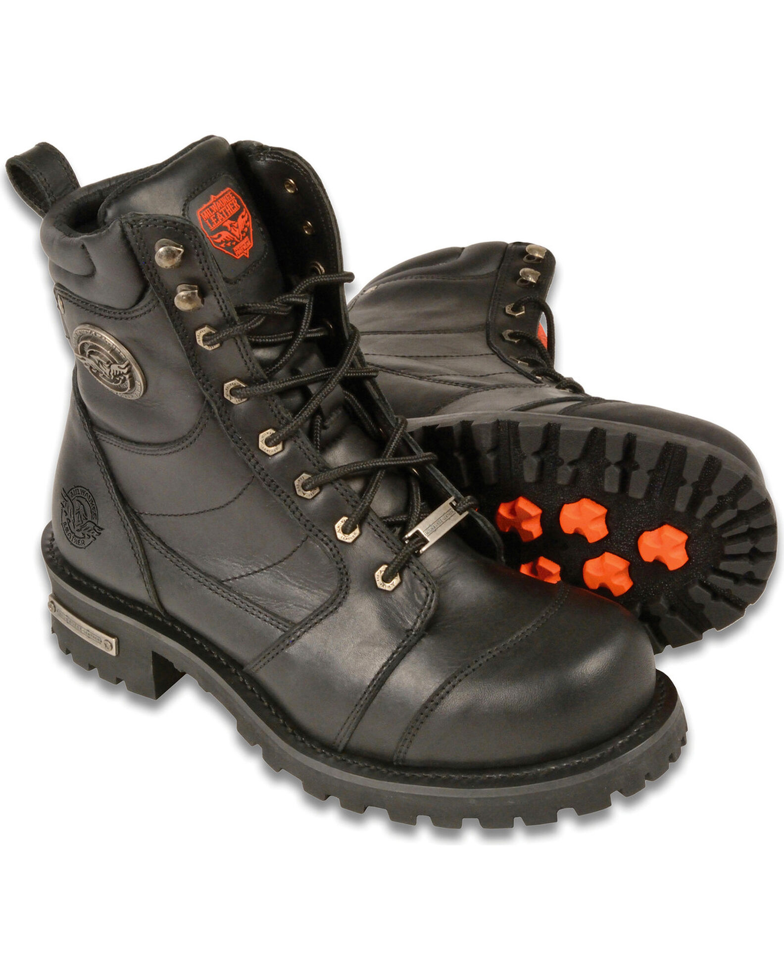 Leather logger boots discount