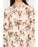 Image #3 - Lovlei Ranch Women's Cheyenne Wild and Free Horse Print Long Sleeve Pearl Snap Western Shirt, Ivory, hi-res