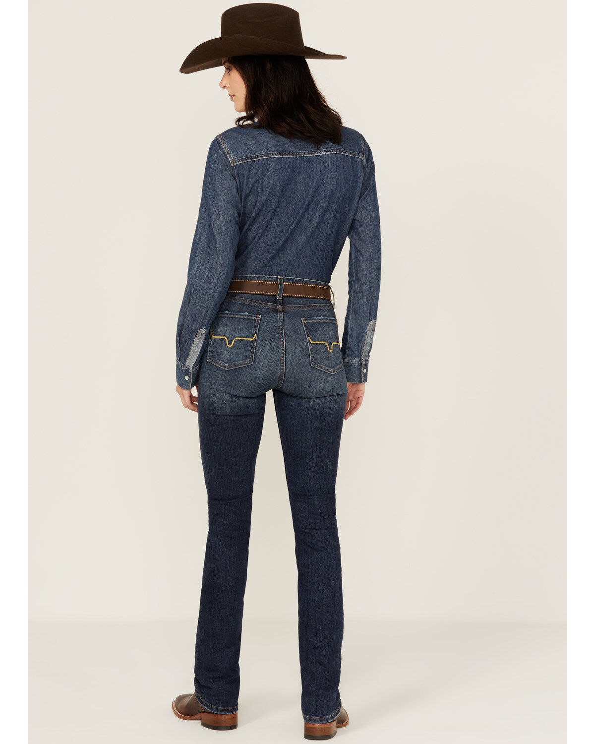 Image #3 - Kimes Ranch Women's Dark Wash Sarah Slim Bootcut Jeans, , hi-res
