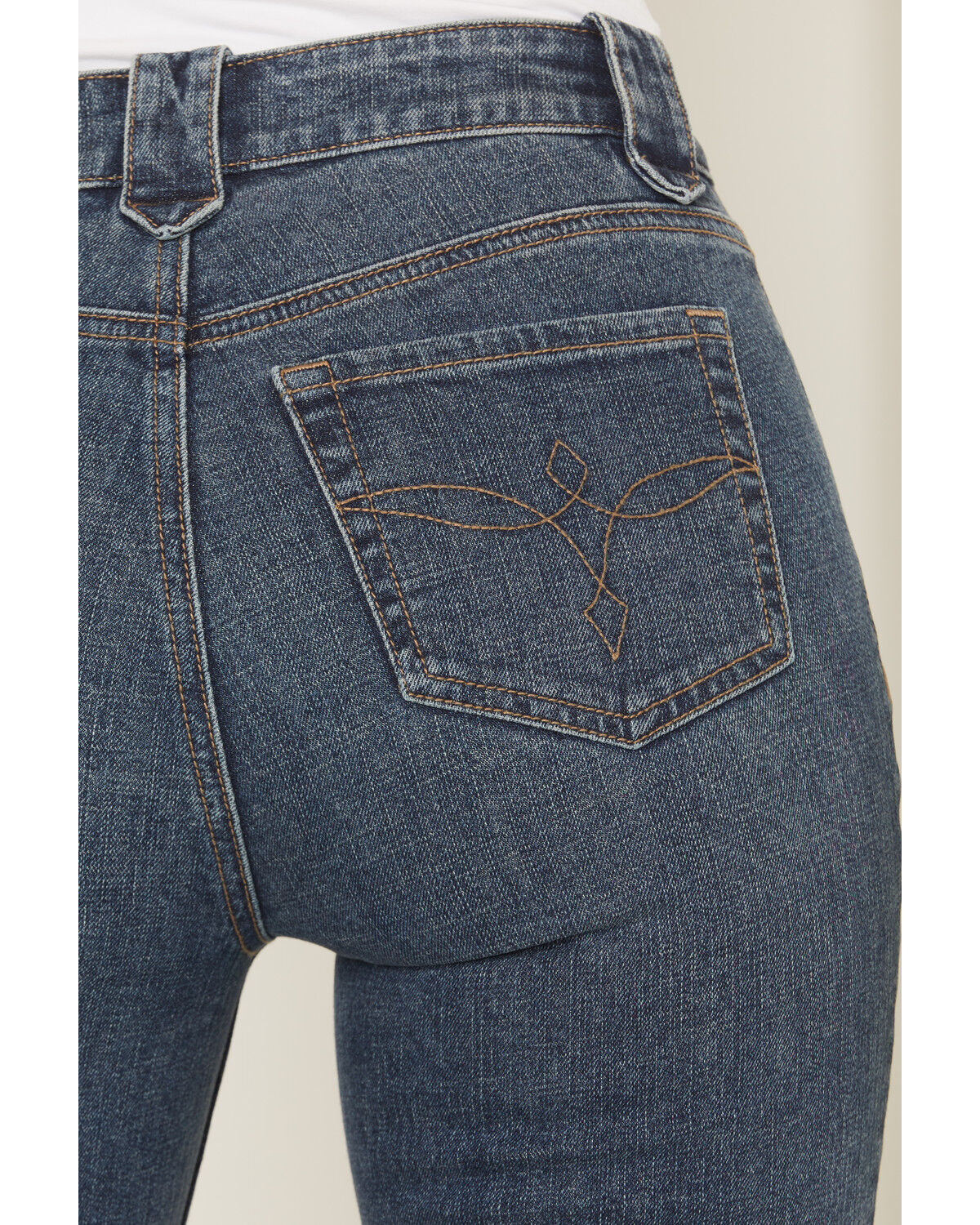 Product Name:  Shyanne Women's Grand Dark Wash High Rise Flare Stretch Denim Jeans