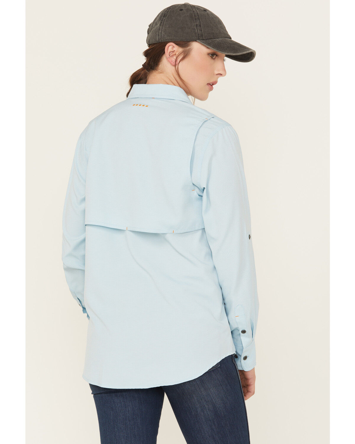 Image #4 - Ariat Women's Rebar Made Tough VentTEK Long Sleeve Work Shirt, Blue, hi-res