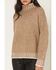 Image #3 - Elan Women's Whipstitch Turtleneck Sweater, Camel, hi-res