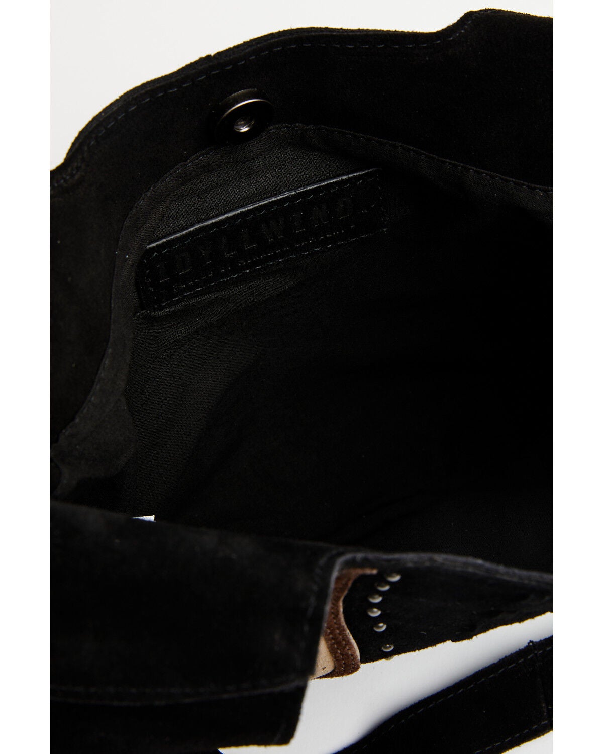 Image #4 - Idyllwind Women's Lorna Boot Stitch Suede Shoulder Bag, Black, hi-res