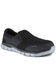 Reebok Men's Black Slip-On Sublite Work Shoes - Alloy Toe, Black, hi-res