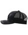 Image #4 - Hooey Men's O Classic Embroidered Logo Trucker Cap, Black, hi-res