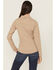 Image #4 - Lapco Women's FR Solid Knit Long Sleeve Polo Work Shirt, Beige, hi-res
