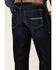 Ariat Men's M5 Newcastle Marshall Dark Wash Stretch Straight Leg Jeans , Blue, hi-res