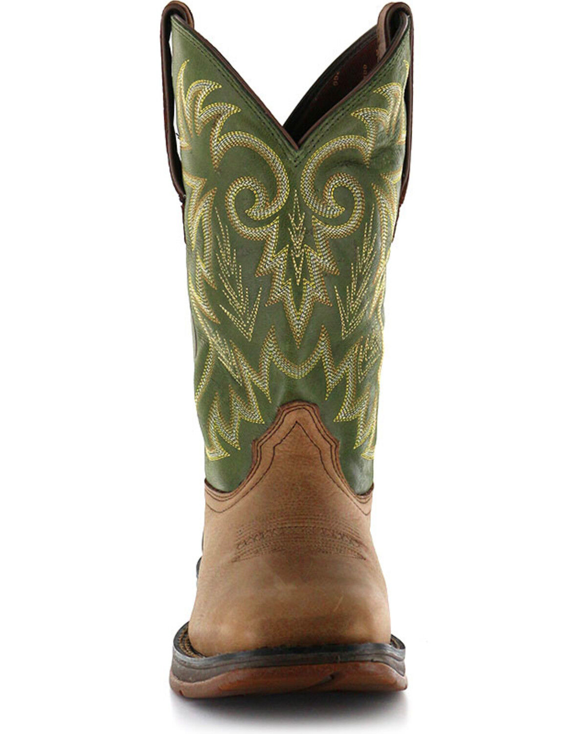 Image #4 - Durango Men's Rebel Pull On Western Boots - Square Toe, , hi-res