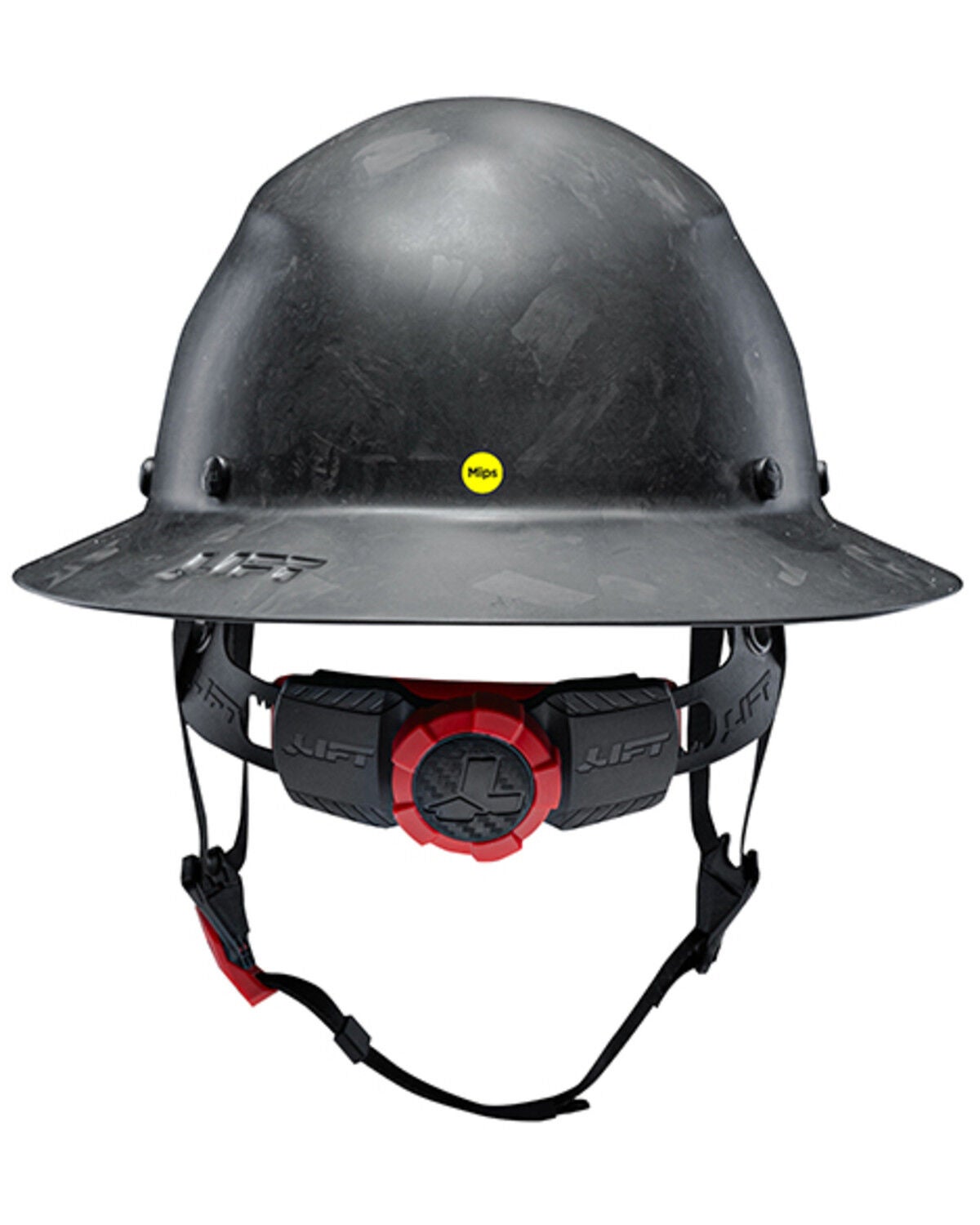 Image #2 - Lift Safety DAX Forged Carbon Full Brim Matte Hard Hat, Black, hi-res