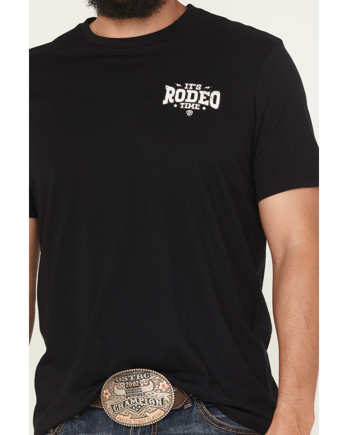 Image #4 - Rock & Roll Denim Men's Dale Drisby Short Sleeve Graphic T-Shirt, Black, hi-res