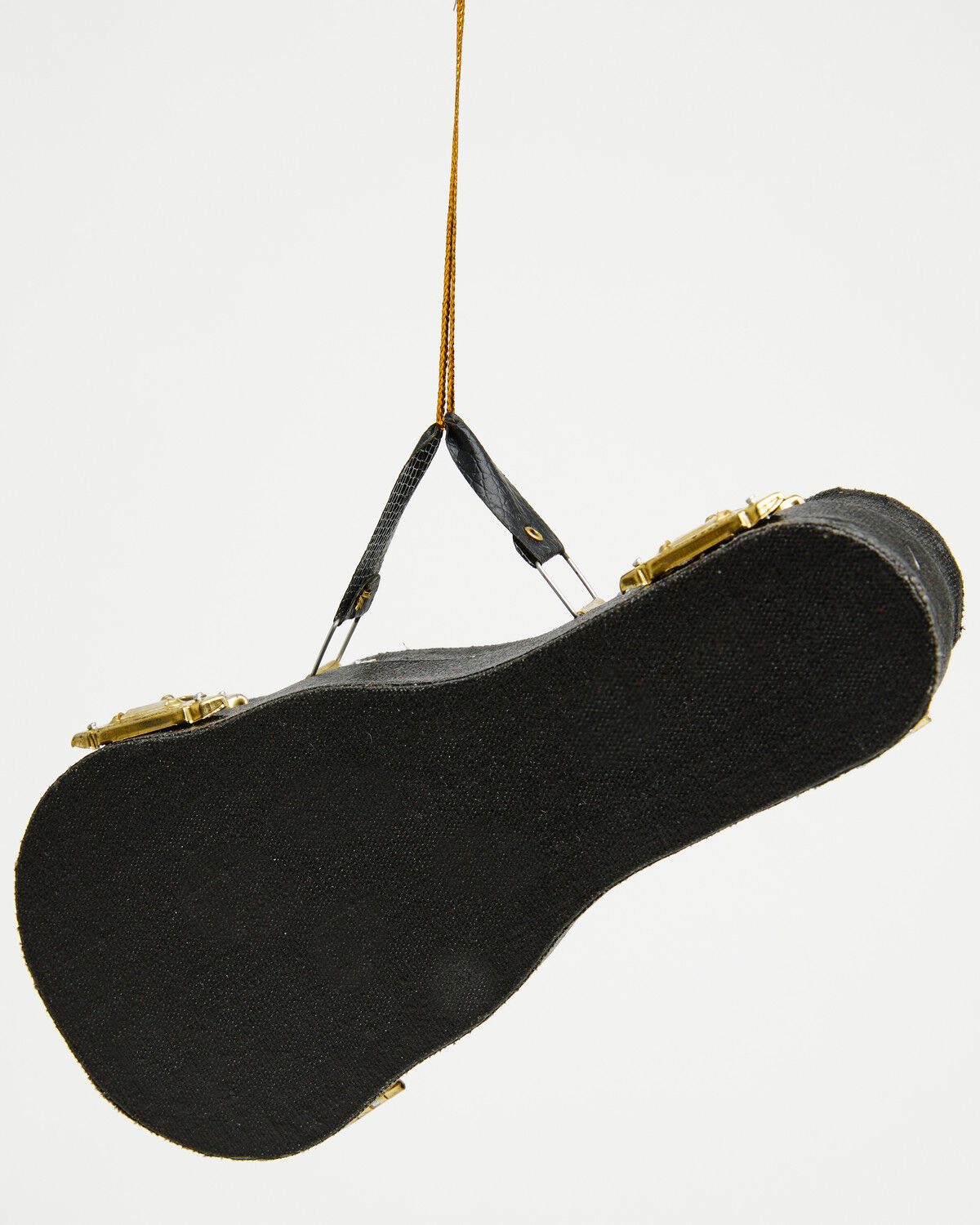 Image #1 - Kurt Adler Wooden Pearlized Guitar Ornament, Multi, hi-res