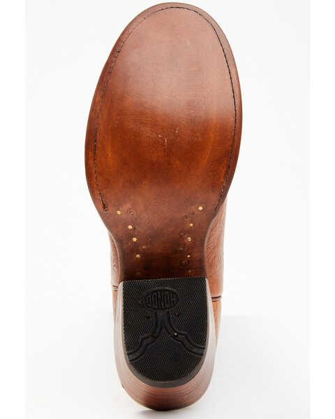 Image #7 - Hondo Boots Men's Spanish Shoulder Western Boots - Round Toe, Tan, hi-res
