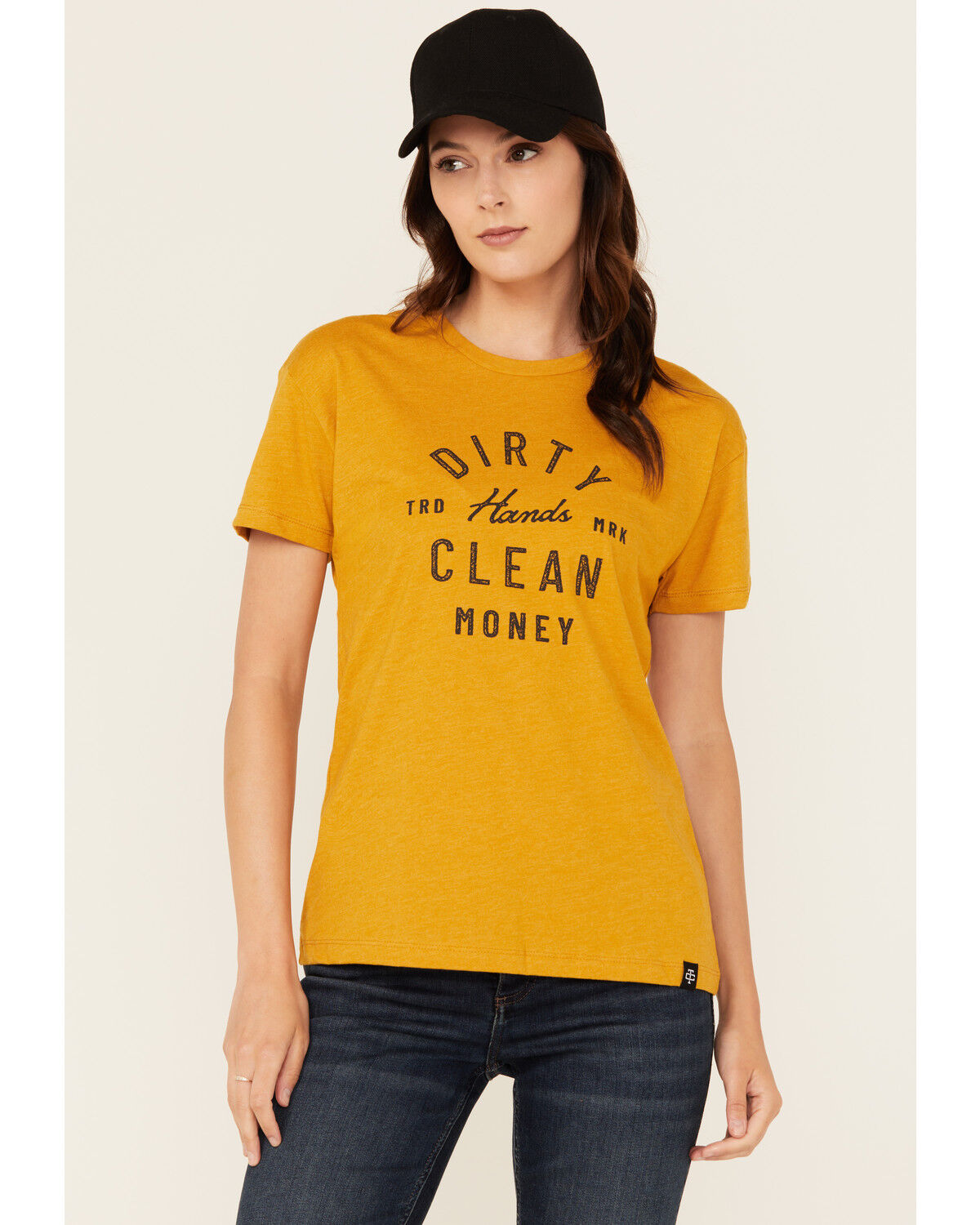 Image #1 - Troll Co Women's Juno Short Sleeve Graphic Tee, Gold, hi-res