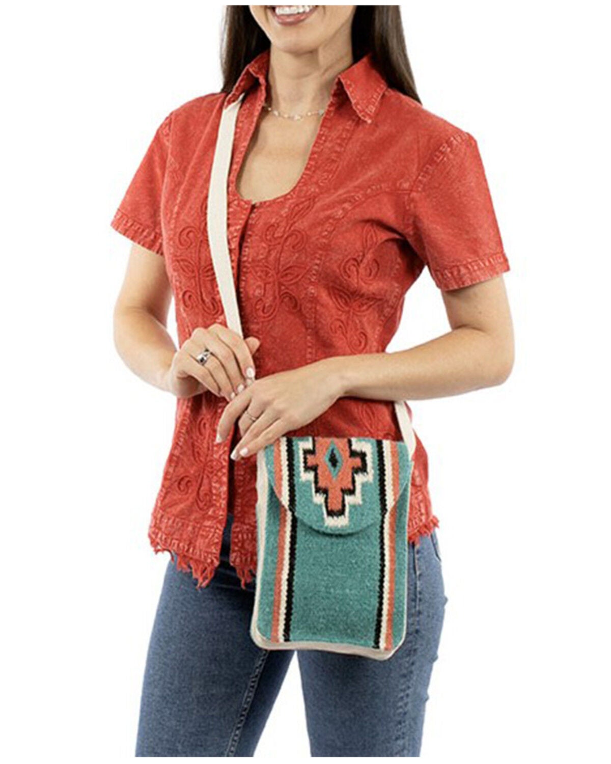 Image #4 - Scully Women's Woven Handbag, Multi, hi-res
