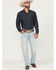 Image #1 - Ariat Men's M7 Clive Light Wash High Rise Slim Straight Stretch Denim Jeans, Light Wash, hi-res