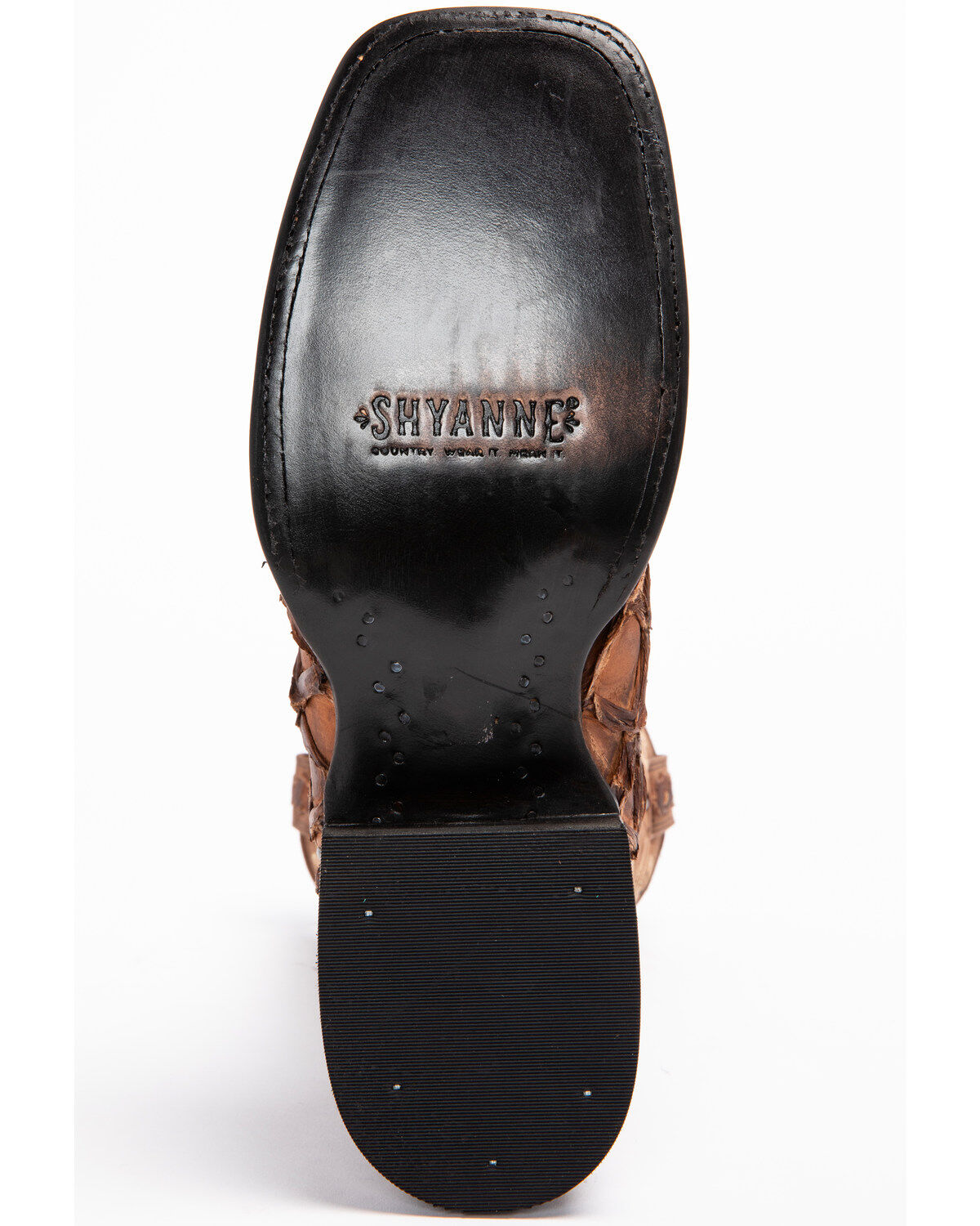 Image #7 - Shyanne Women's Exotic Pirarucu Western Boots - Square Toe, , hi-res