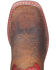 Image #2 - Smoky Mountain Boys' Jesse Western Boots - Square Toe, Brown, hi-res