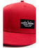 Hawx Men's Solid Corner Patch Mesh-Back Ball Cap , Red, hi-res