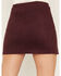 Image #4 - Idyllwind Women's Rosemont Faux Suede Lace-Up Mini Skirt, Wine, hi-res