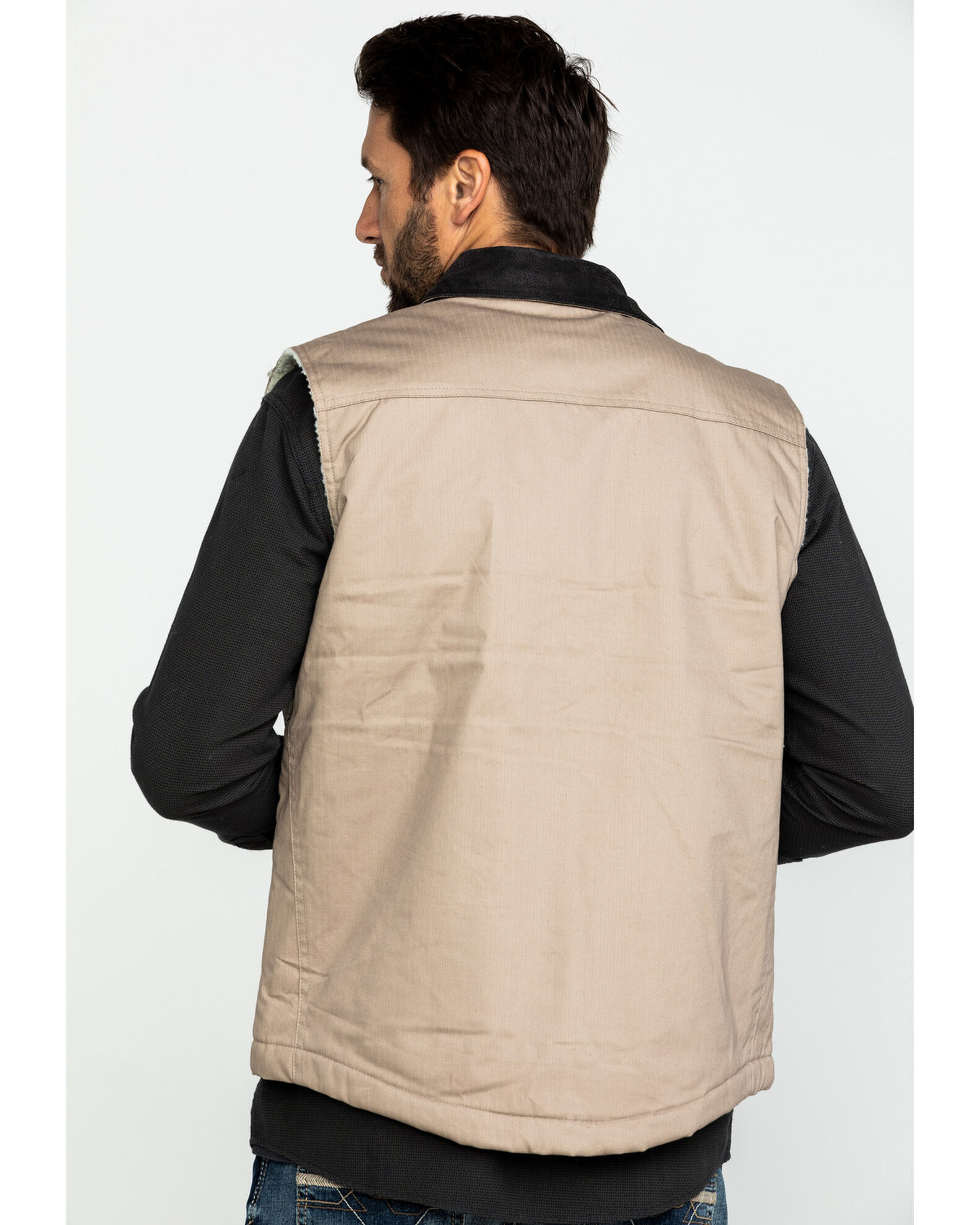Product Name:  Cody James Men's Tan Ranchero Timberwolf Canvas Vest