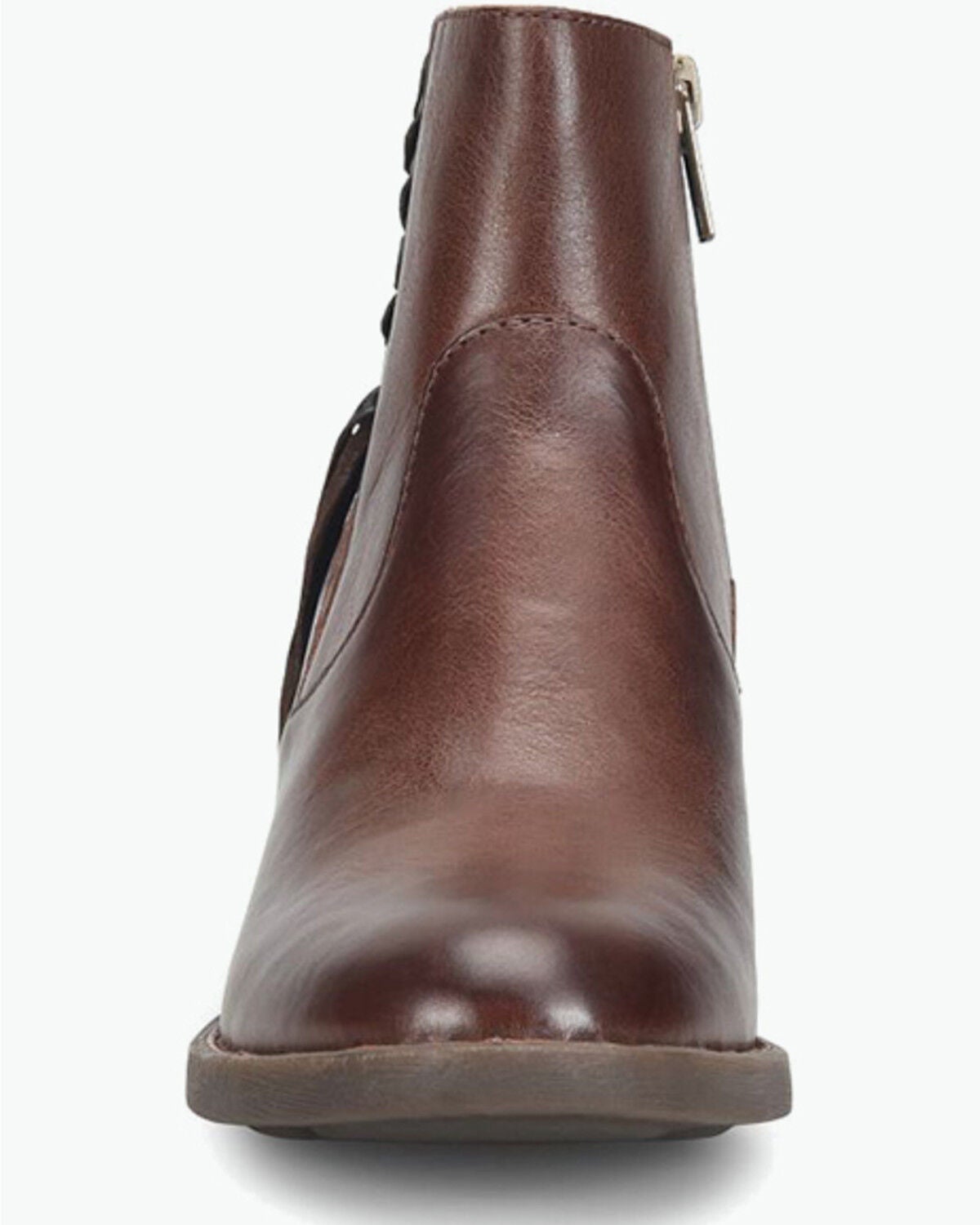 Image #4 - Born Women's Rowan Western Booties - Round Toe, Tan, hi-res
