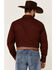 Cinch Men's Modern Fit Red All-Over Print Long Sleeve Snap Western Shirt , Red, hi-res