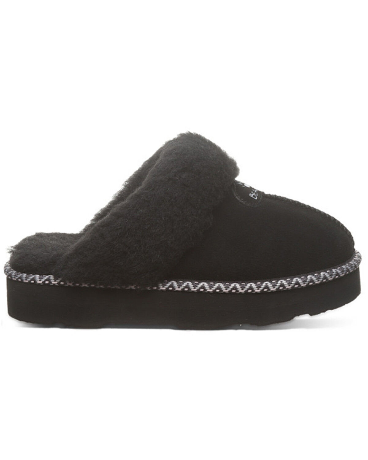 Image #2 - Bearpaw Women's Loki Platform Lo Deco Slippers, Black, hi-res