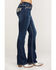 Image #3 - Shyanne Women's Dark Wash Faux Flap Bling Bootcut Jeans, , hi-res