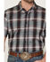 Image #3 - Cody James Men's Bowen Plaid Print Short Sleeve Button-Down Stretch Western Shirt, Purple, hi-res