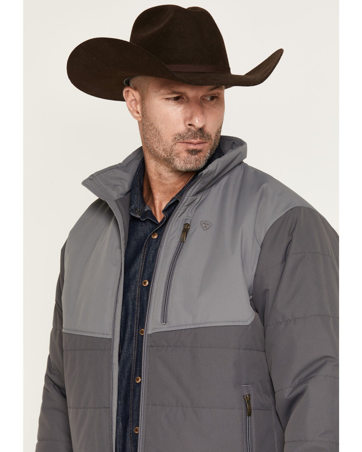 Image #2 - Ariat Men's Titan Insulated Jacket, Dark Grey, hi-res