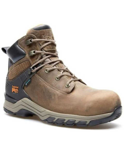 Timberland PRO Men's Hypercharge Waterproof Work Boots - Composite Toe, Brown, hi-res