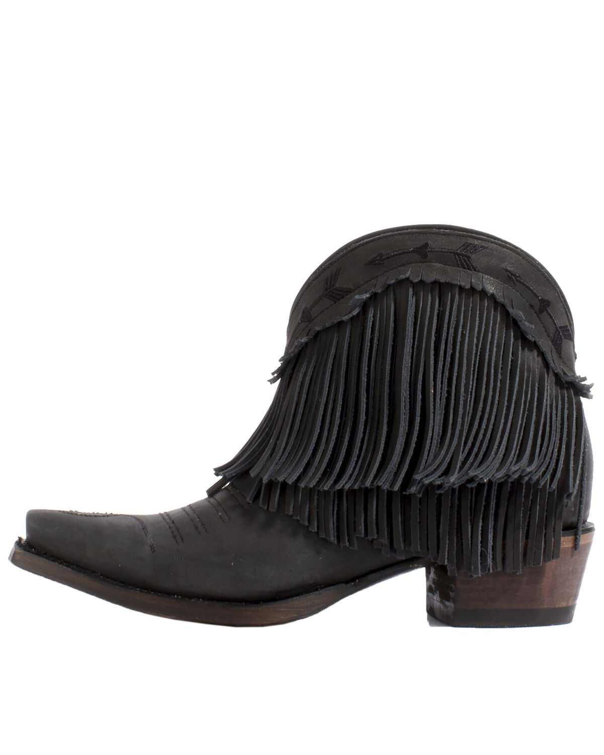 Image #3 - Junk Gypsy by Lane Women's Spitfire Fashion Booties - Snip Toe, Black, hi-res