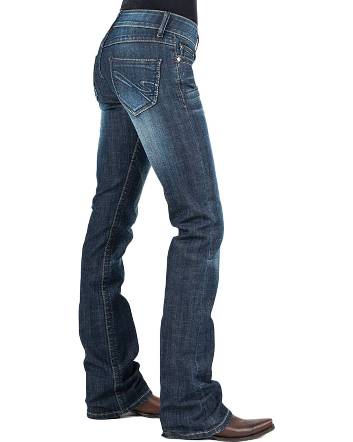 Image #2 - Stetson Women's Hollywood Bootcut Jeans, , hi-res