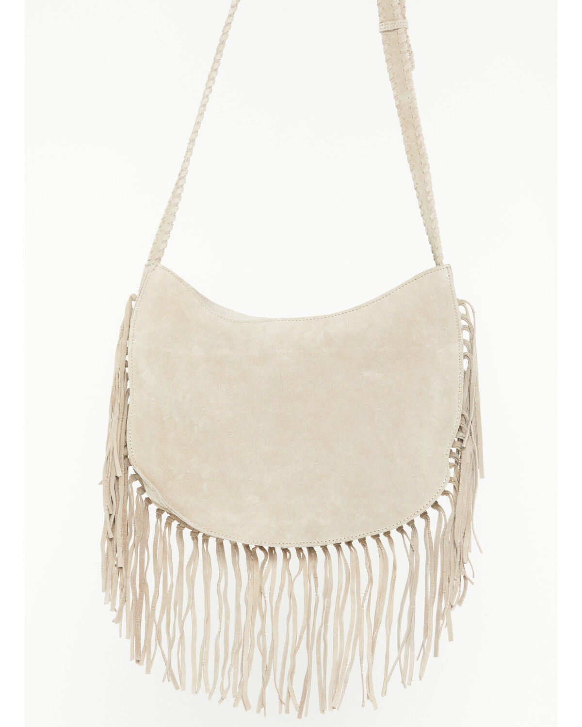 Image #3 - Shyanne Women's Avenly Floral Perforated Suede Hobo Bag, Tan, hi-res