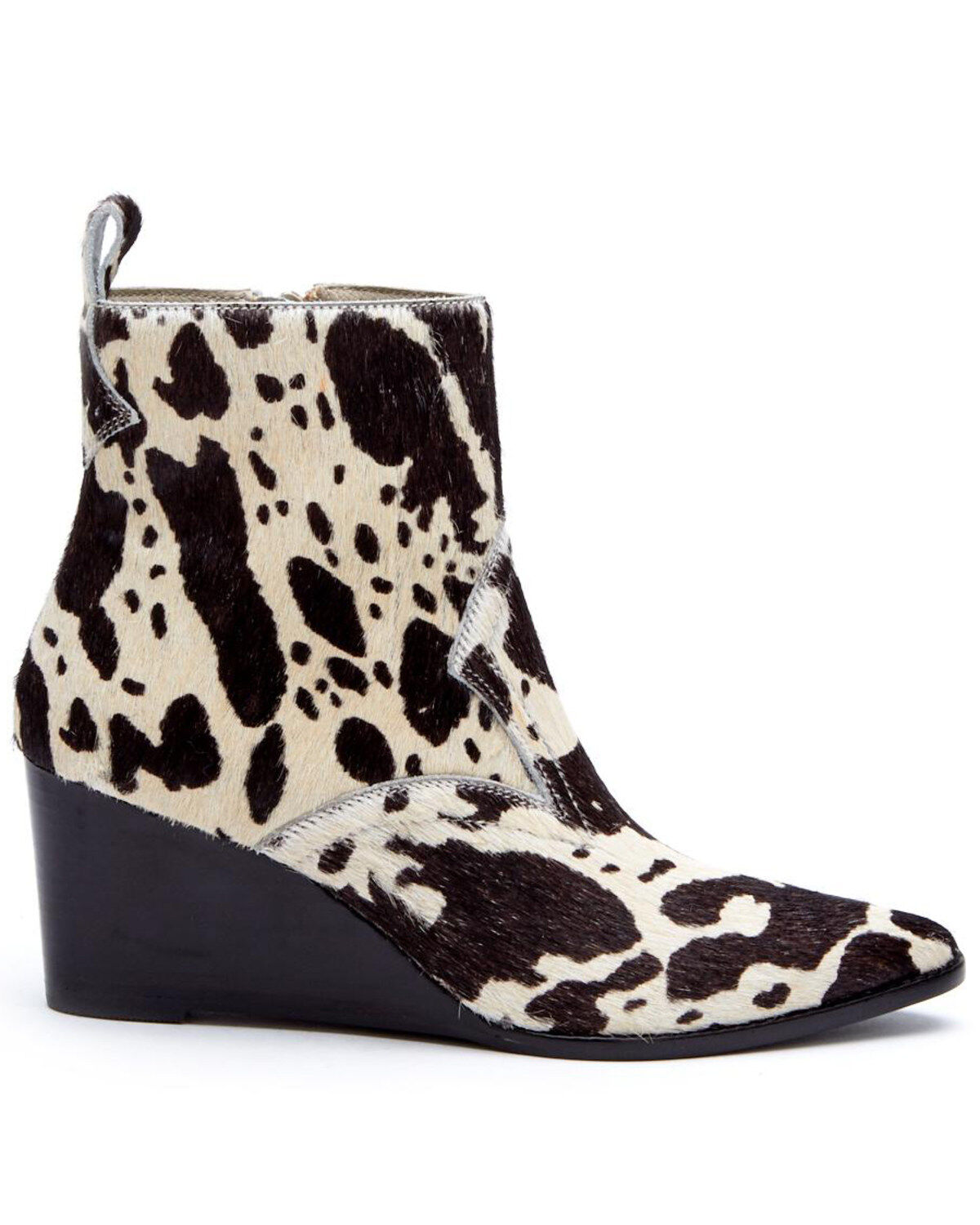 pointed wedge booties