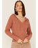 Image #1 - Heartloom Women's Devin Knit Hoodie, Rust Copper, hi-res