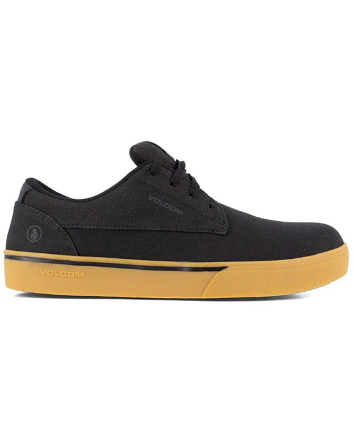 Image #2 - Volcom Men's Skate Inspired Work Shoes - Composite Toe, Black, hi-res